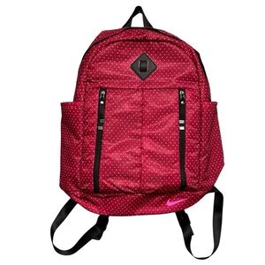 Nike Girl's Auralux Printed Noble Red/Pink/Black Backpack (BA5242-620 )